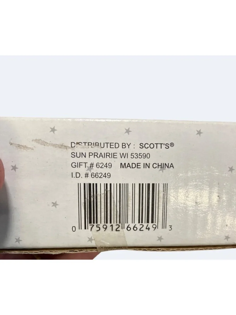 Scotts Santa Lamp Toppers Collectible Giftware Set Of 3 Figures